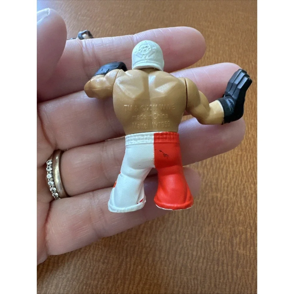 Lot of 3 WWE Rumblers Rampage Mini Wresting‎ Figures: Mysterio Cena Morrison